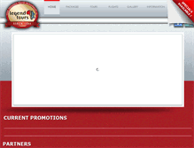 Tablet Screenshot of legendtours.co.za
